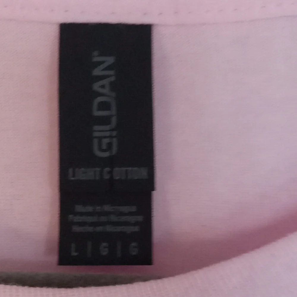 Gildan Light Pink Cotton T-Shirt - Picture 3 of 4